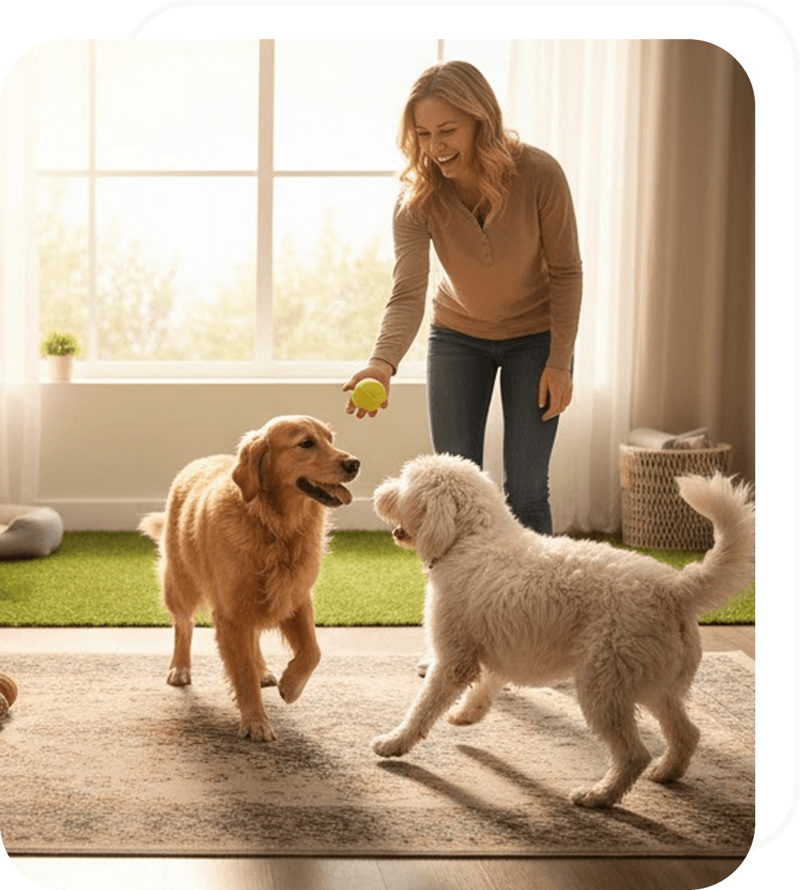 Cuidado de mascotas en casa y con cuidadores de Patitas Seguras en Argentina